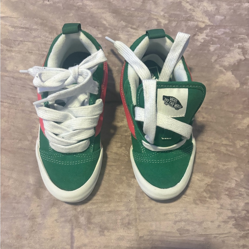 Kids Green and Pink Vans